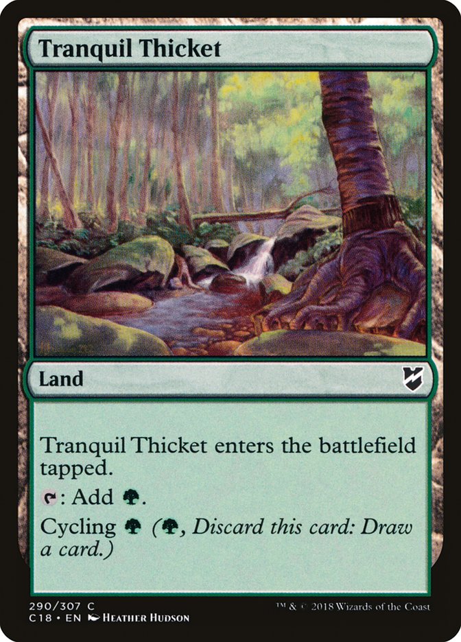 Tranquil Thicket [Commander 2018] | Rock City Comics