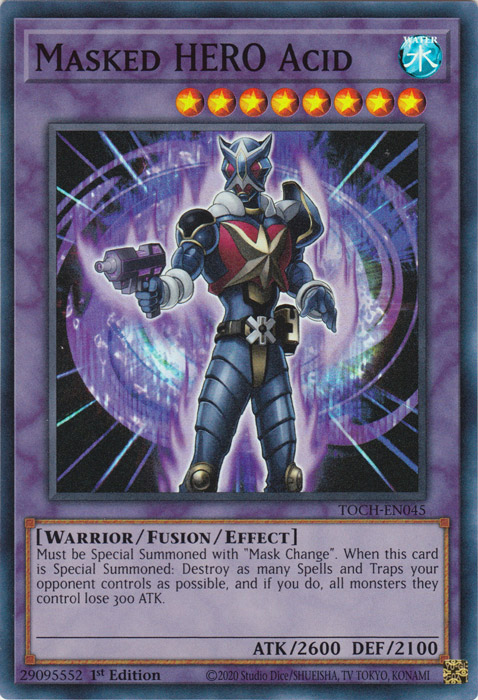 Masked Hero Acid [TOCH-EN045] Super Rare | Rock City Comics