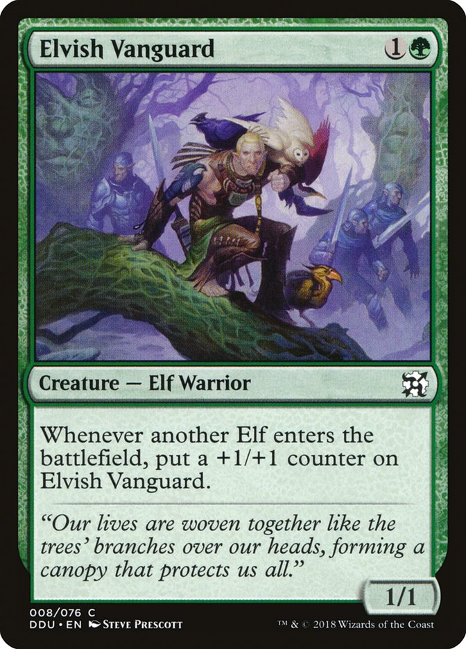 Elvish Vanguard [Duel Decks: Elves vs. Inventors] | Rock City Comics