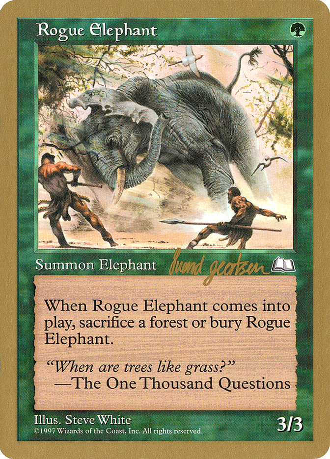 Rogue Elephant (Svend Geertsen) [World Championship Decks 1997] | Rock City Comics