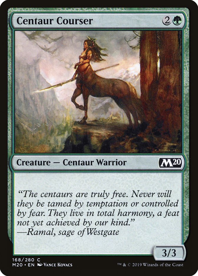 Centaur Courser [Core Set 2020] | Rock City Comics