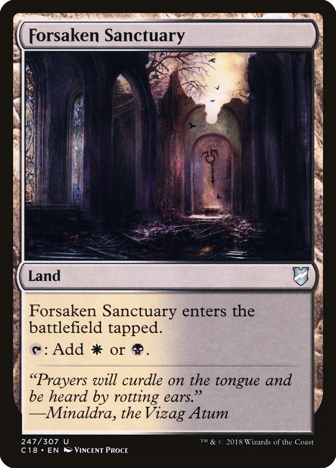Forsaken Sanctuary [Commander 2018] | Rock City Comics