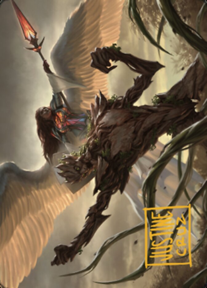 Strength of the Coalition Art Card (Gold-Stamped Signature) [Dominaria United Art Series] | Rock City Comics