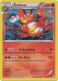 Emboar (26/149) (Cosmos Holo) (Blister Exclusive) [Black & White: Boundaries Crossed] | Rock City Comics