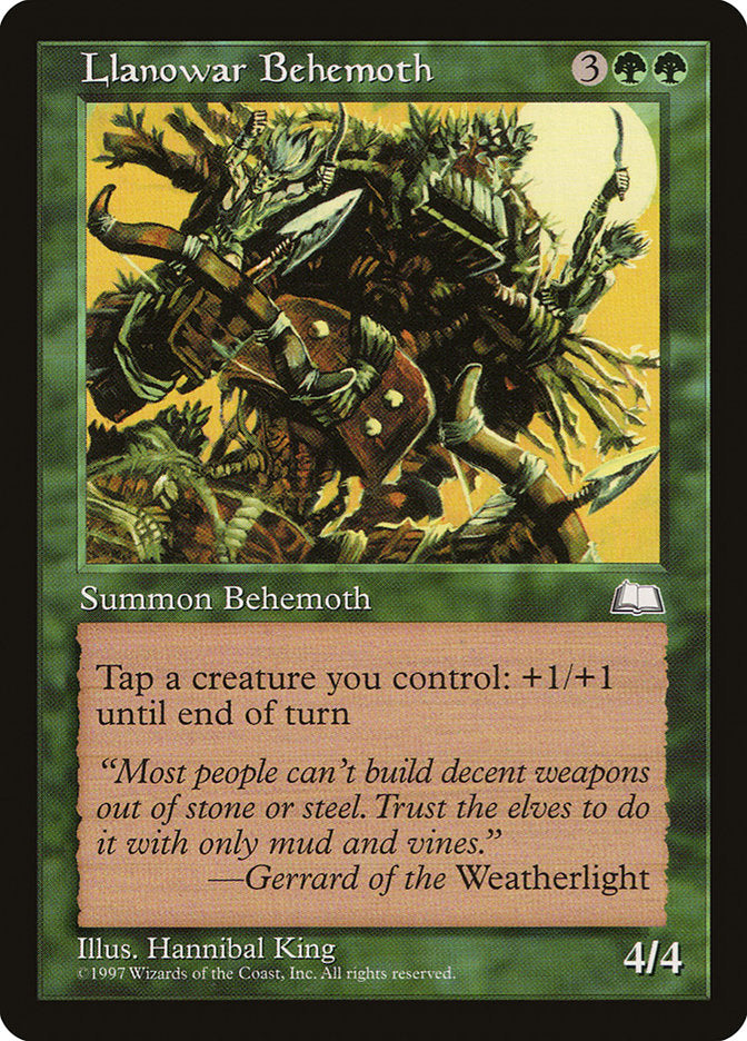 Llanowar Behemoth [Weatherlight] | Rock City Comics