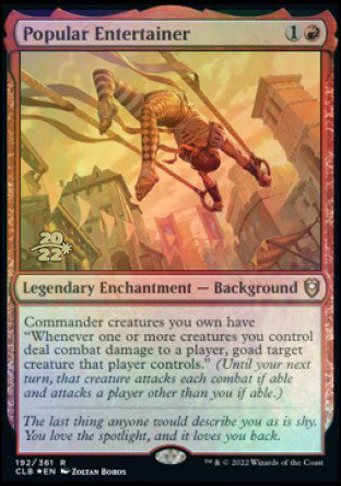 Popular Entertainer [Commander Legends: Battle for Baldur's Gate Prerelease Promos] | Rock City Comics