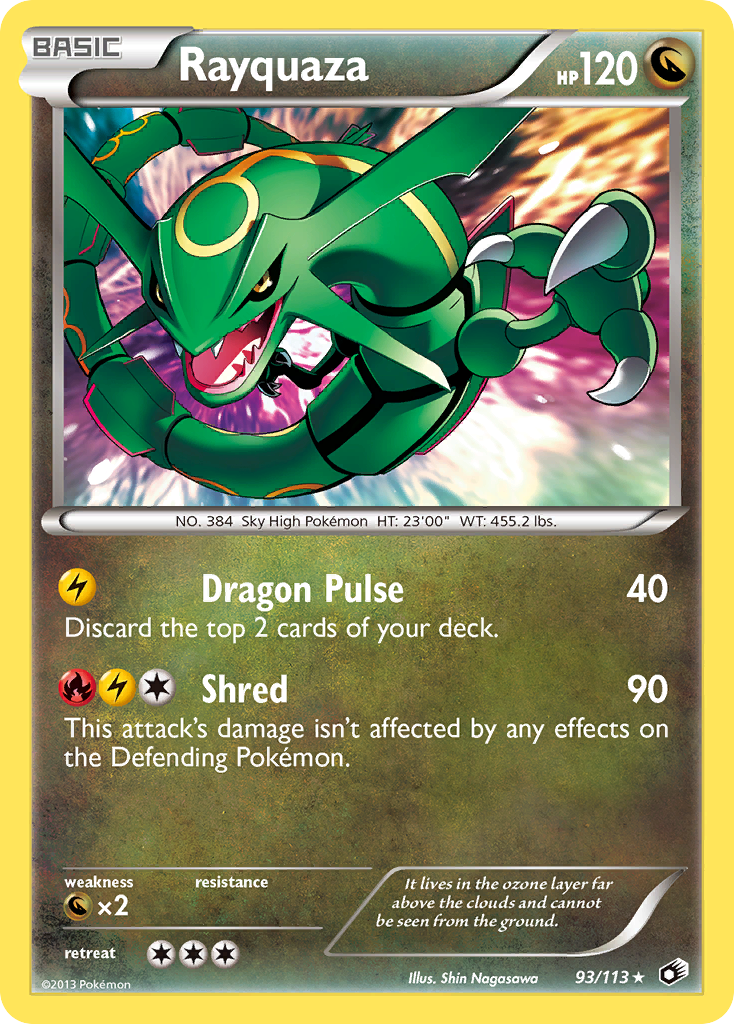 Rayquaza (93/113) [Black & White: Legendary Treasures] | Rock City Comics