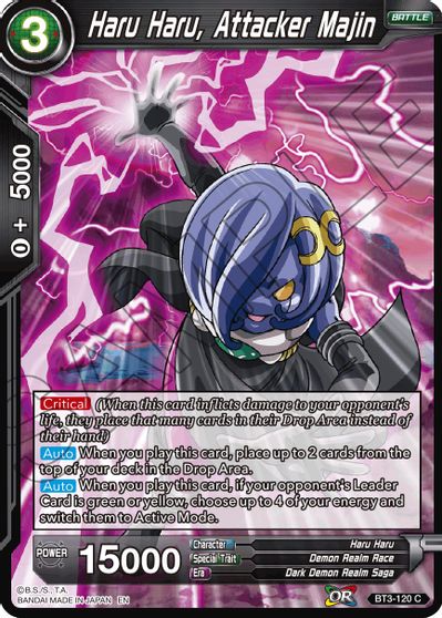 Haru Haru, Attacker Majin (Reprint) (BT3-120) [Battle Evolution Booster] | Rock City Comics