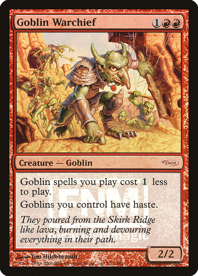 Goblin Warchief [Friday Night Magic 2006] | Rock City Comics