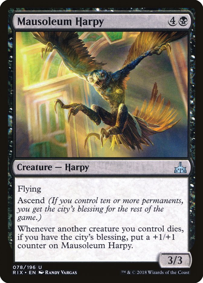 Mausoleum Harpy [Rivals of Ixalan] | Rock City Comics