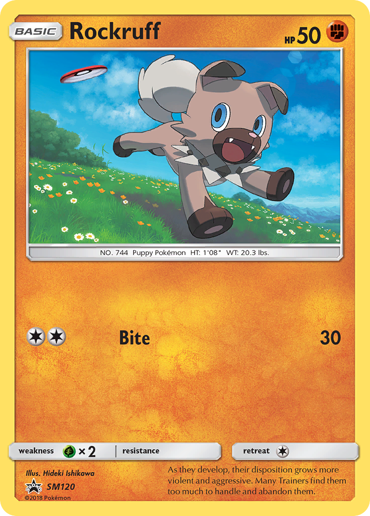 Rockruff (SM120) [Sun & Moon: Black Star Promos] | Rock City Comics