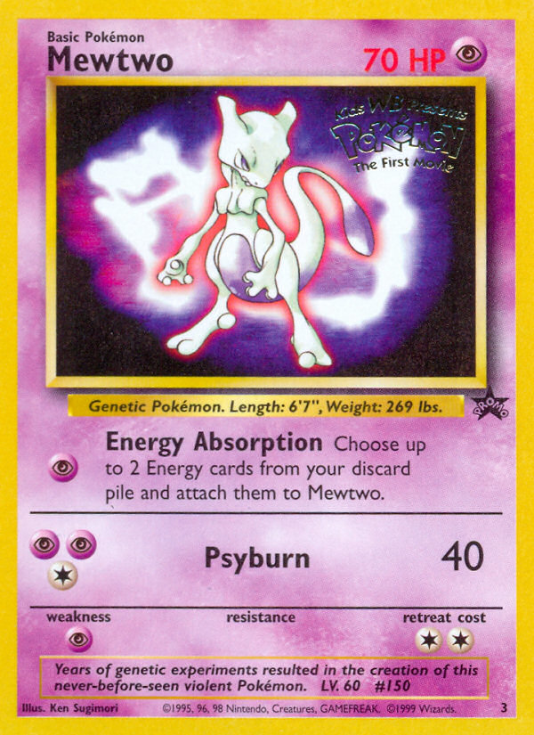 Mewtwo (3) [Wizards of the Coast: Black Star Promos] | Rock City Comics