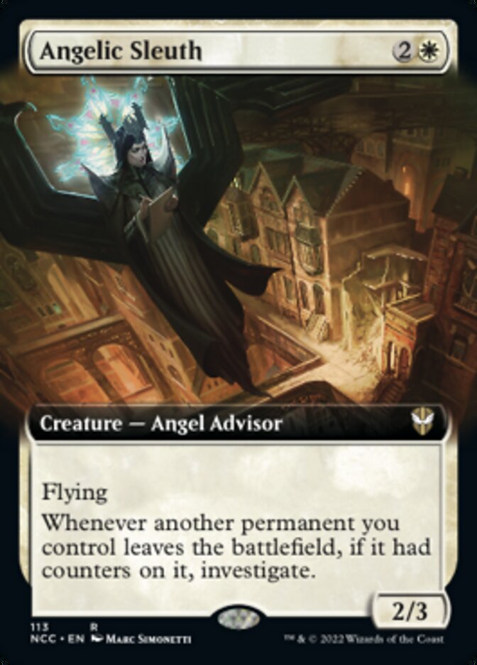 Angelic Sleuth (Extended Art) [Streets of New Capenna Commander] | Rock City Comics