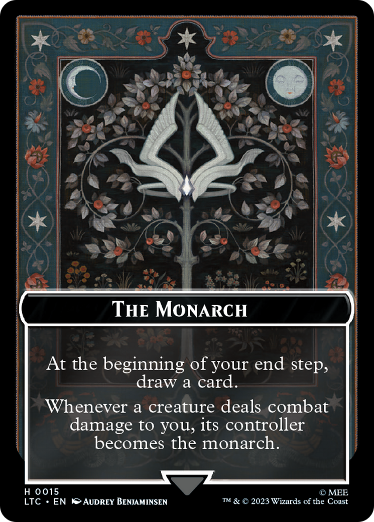 The Monarch // Treasure Double-Sided Token [The Lord of the Rings: Tales of Middle-Earth Commander Tokens] | Rock City Comics