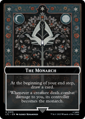 The Monarch // Treasure Double-Sided Token [The Lord of the Rings: Tales of Middle-Earth Commander Tokens] | Rock City Comics