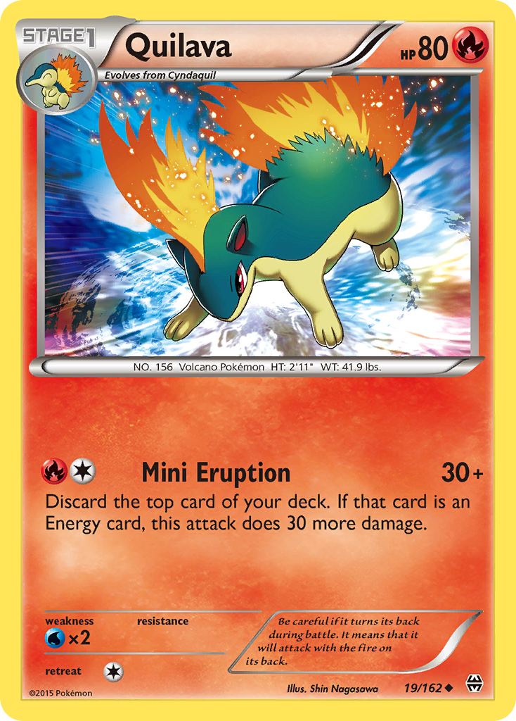 Quilava (19/162) [XY: BREAKthrough] | Rock City Comics