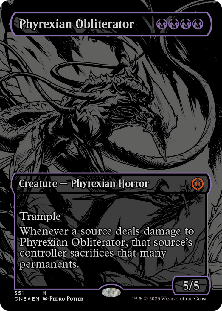 Phyrexian Obliterator (Oil Slick Raised Foil) [Phyrexia: All Will Be One] | Rock City Comics