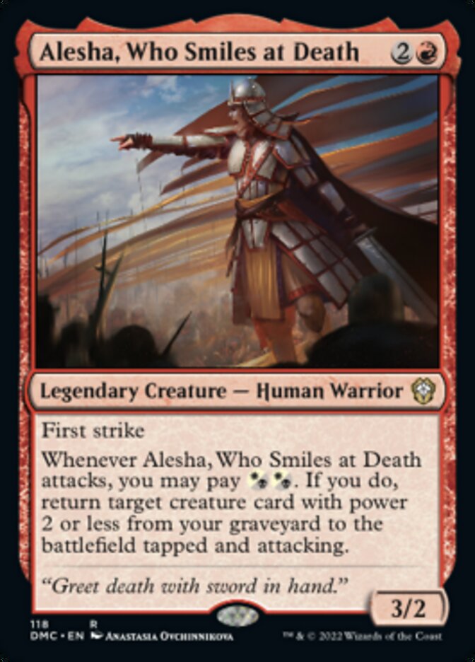 Alesha, Who Smiles at Death [Dominaria United Commander] | Rock City Comics