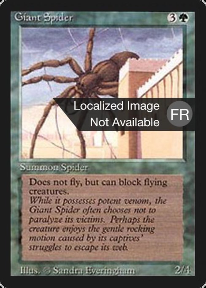 Giant Spider [Foreign Black Border] | Rock City Comics
