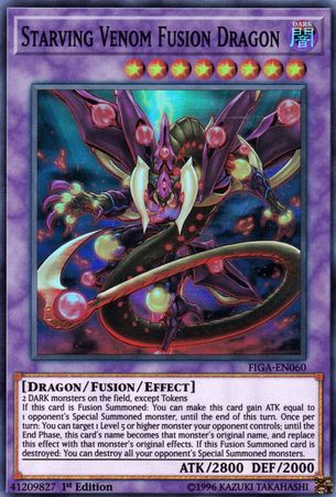 Starving Venom Fusion Dragon [FIGA-EN060] Super Rare | Rock City Comics