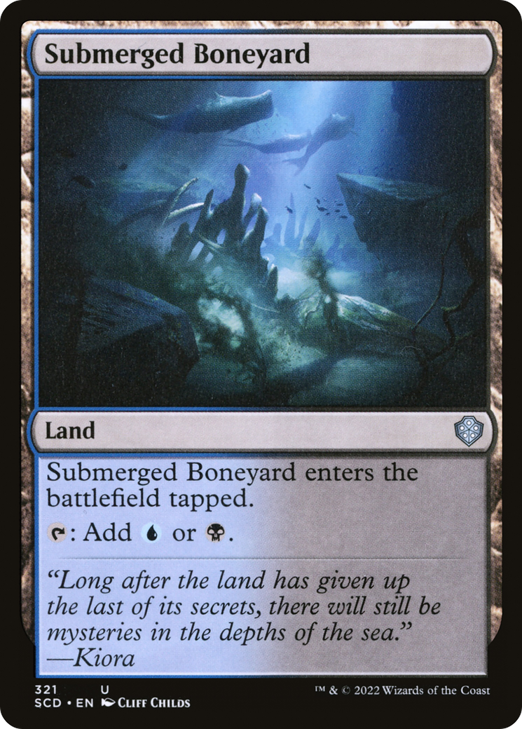 Submerged Boneyard [Starter Commander Decks] | Rock City Comics