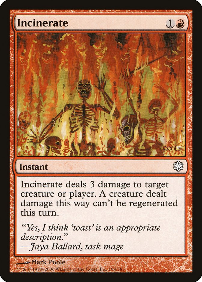 Incinerate [Coldsnap Theme Decks] | Rock City Comics