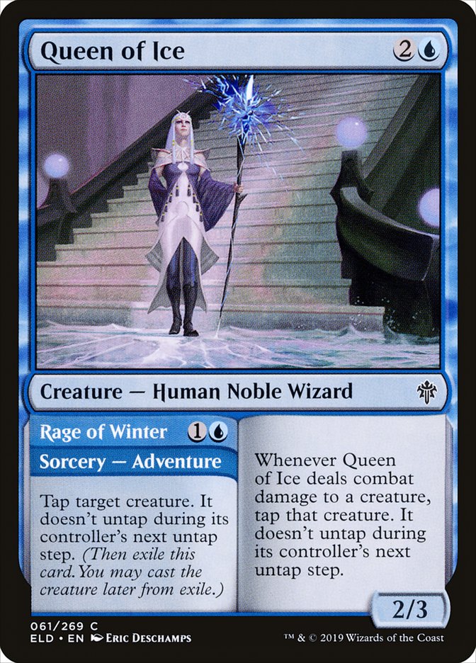 Queen of Ice // Rage of Winter [Throne of Eldraine] | Rock City Comics