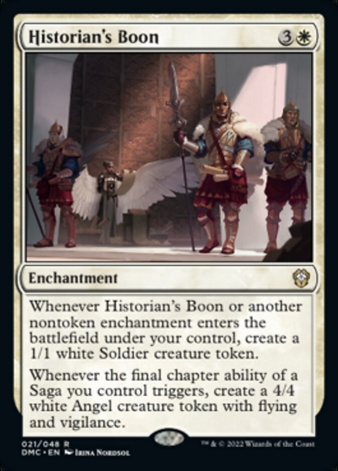 Historian's Boon [Dominaria United Commander] | Rock City Comics