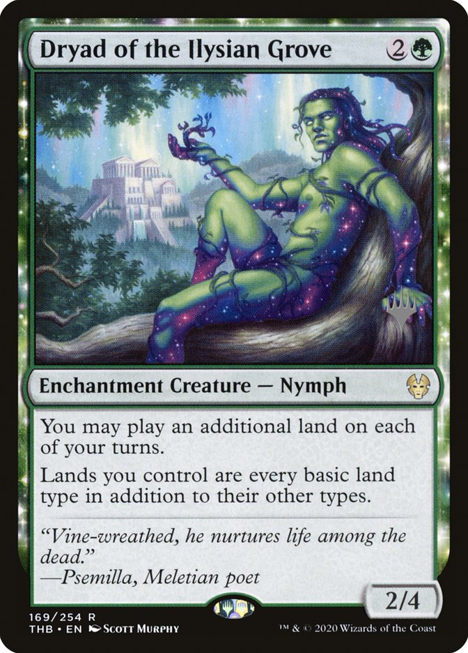 Dryad of the Ilysian Grove (Promo Pack) [Theros Beyond Death Promos] | Rock City Comics