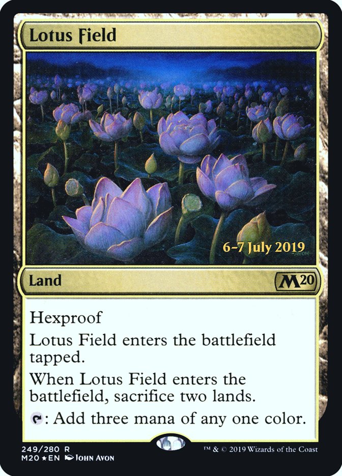 Lotus Field  [Core Set 2020 Prerelease Promos] | Rock City Comics