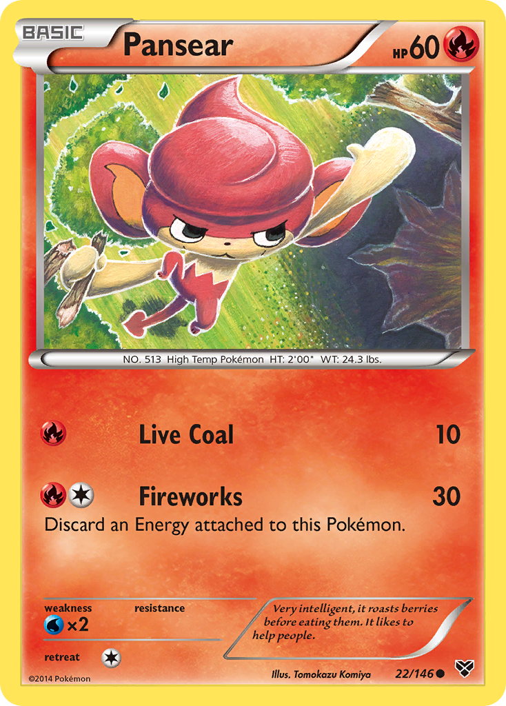 Pansear (22/146) [XY: Base Set] | Rock City Comics