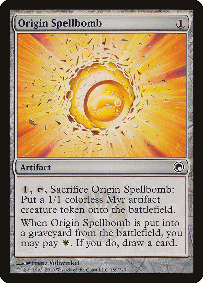 Origin Spellbomb [Scars of Mirrodin] | Rock City Comics