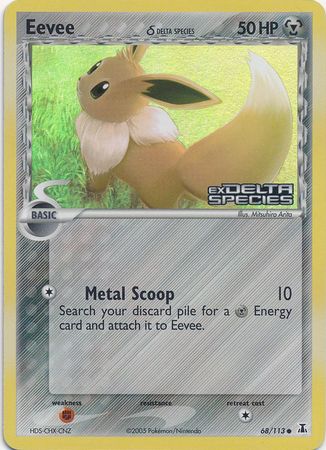 Eevee (68/113) (Delta Species) (Stamped) [EX: Delta Species] | Rock City Comics