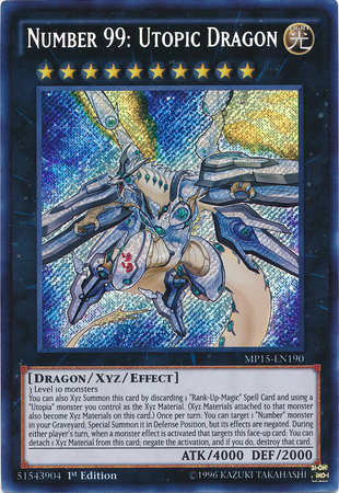 Number 99: Utopic Dragon [MP15-EN190] Secret Rare | Rock City Comics