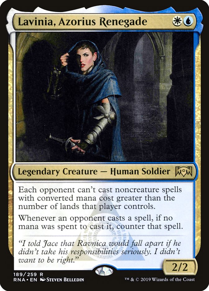 Lavinia, Azorius Renegade [Ravnica Allegiance] | Rock City Comics