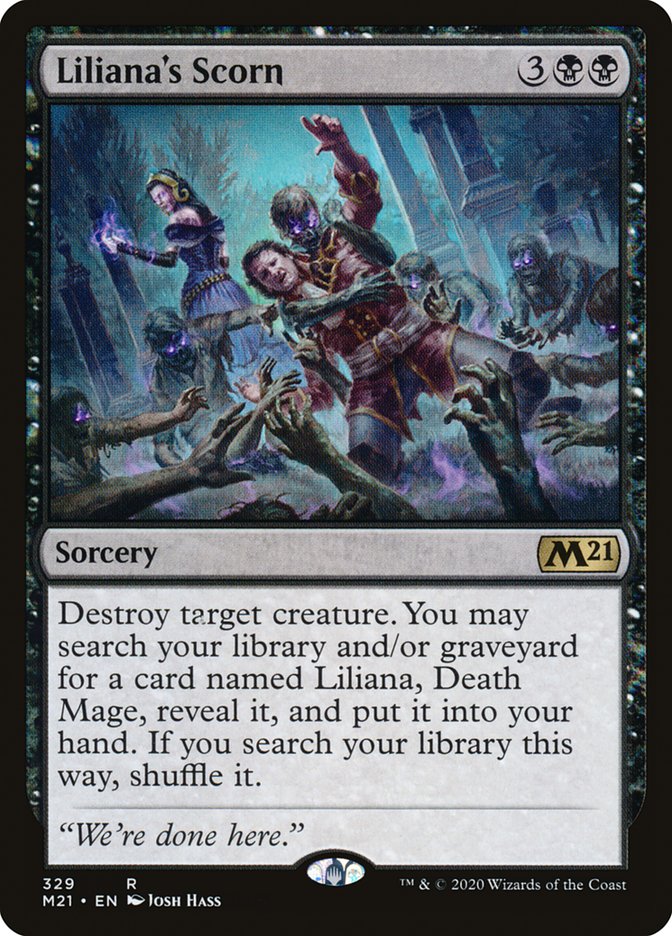 Liliana's Scorn [Core Set 2021] | Rock City Comics