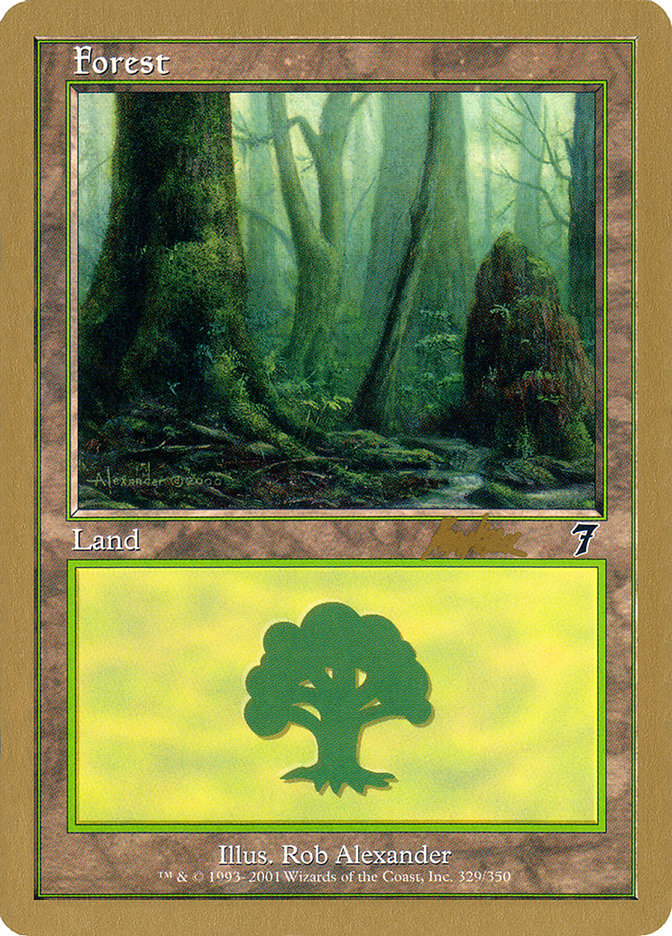 Forest (329) (Brian Kibler) [World Championship Decks 2002] | Rock City Comics