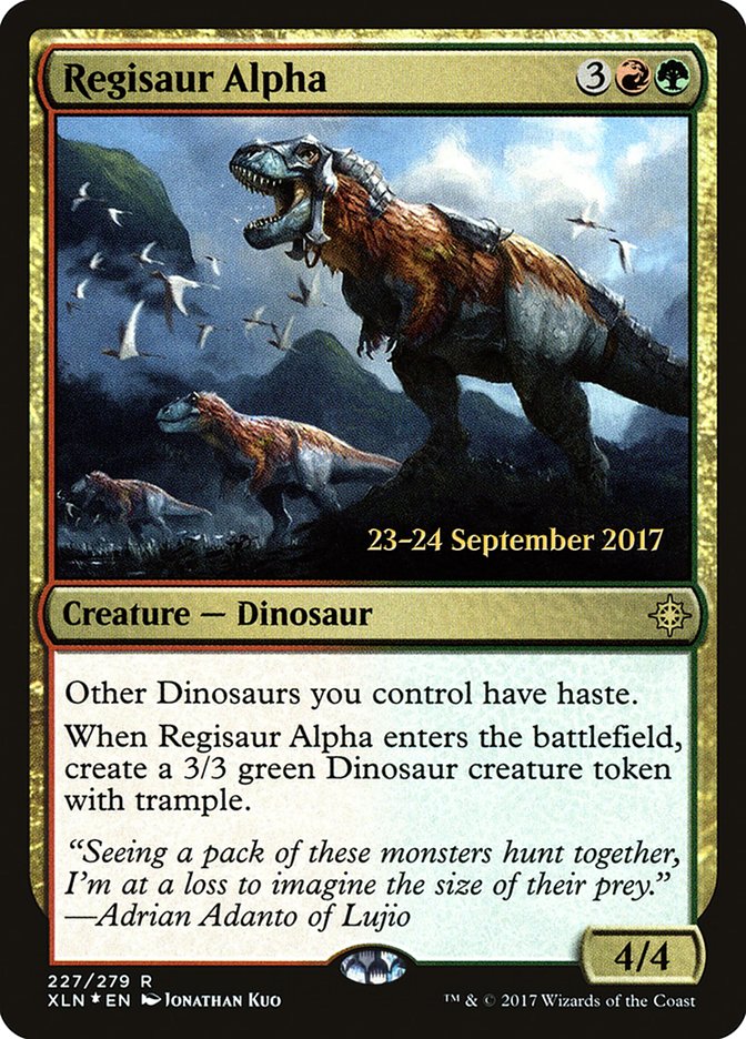 Regisaur Alpha  [Ixalan Prerelease Promos] | Rock City Comics