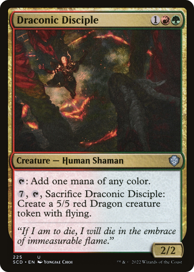 Draconic Disciple [Starter Commander Decks] | Rock City Comics