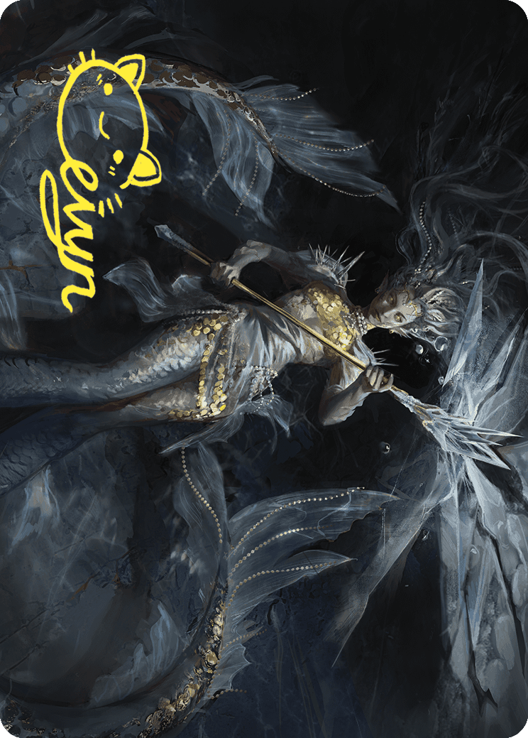 Sharae of Numbing Depths Art Card (Gold-Stamped Signature) [Wilds of Eldraine Art Series] | Rock City Comics