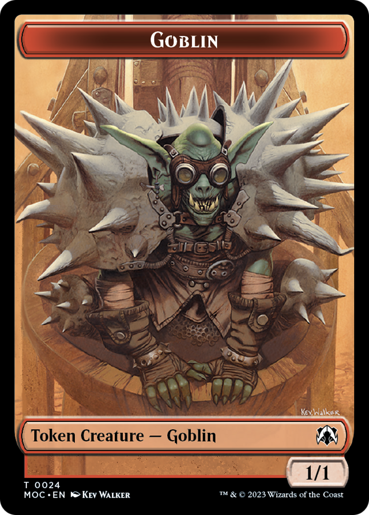 Goblin // Eldrazi Double-Sided Token [March of the Machine Commander Tokens] | Rock City Comics