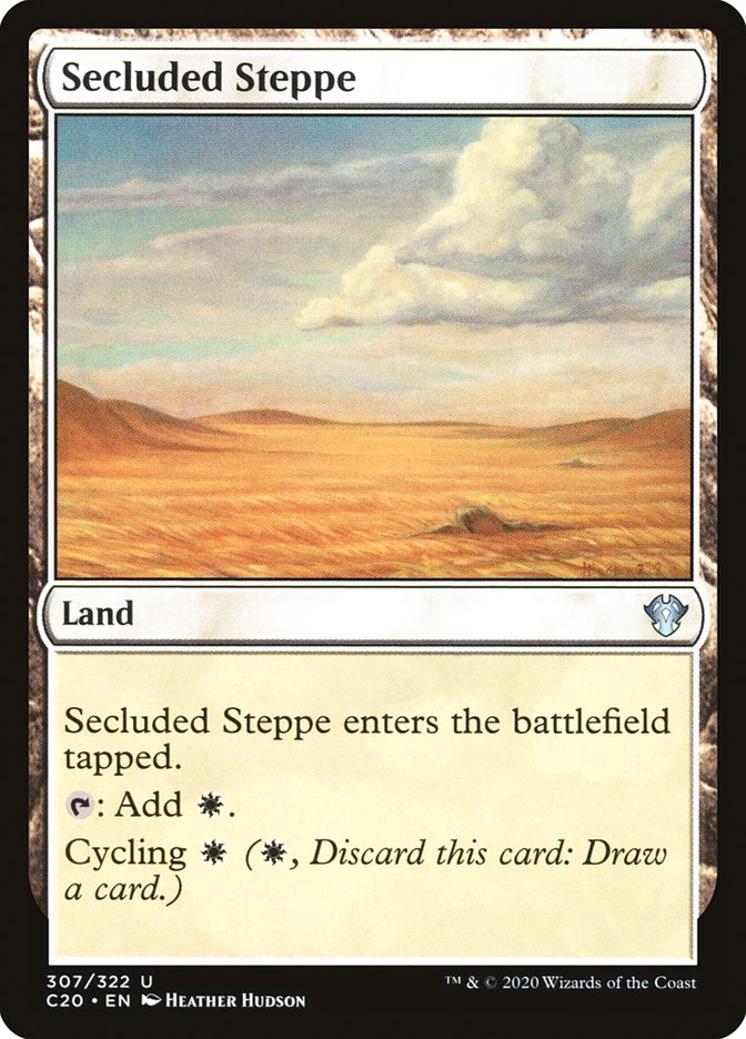 Secluded Steppe [Commander 2020] | Rock City Comics