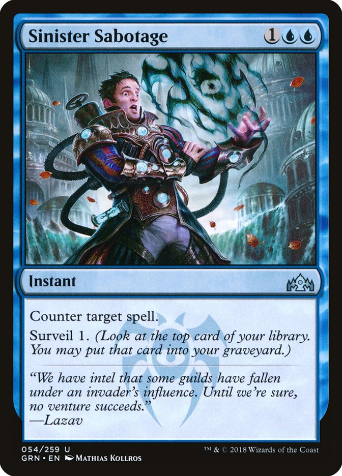 Sinister Sabotage [Guilds of Ravnica] | Rock City Comics