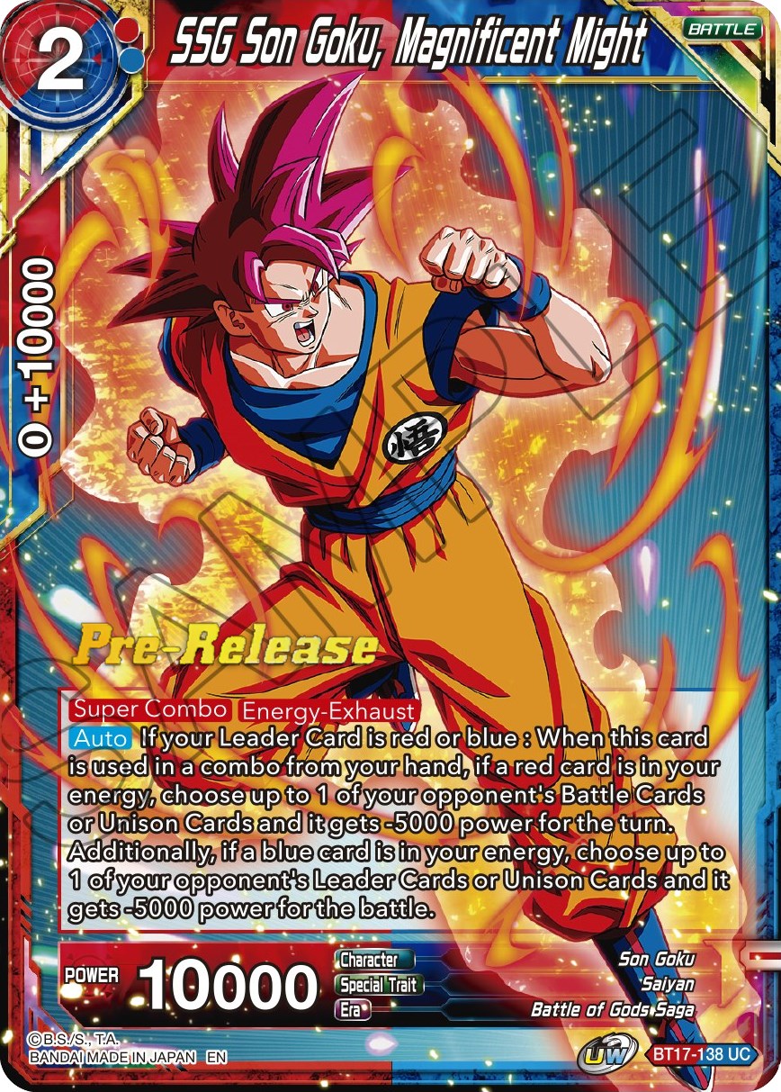 SSG Son Goku, Magnificent Might (BT17-138) [Ultimate Squad Prerelease Promos] | Rock City Comics