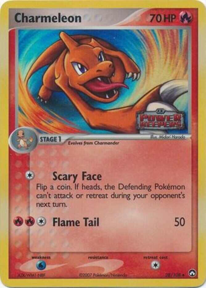 Charmeleon (28/108) (Stamped) [EX: Power Keepers] | Rock City Comics