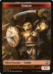 Clue // Goblin Double-sided Token [Dungeons & Dragons: Adventures in the Forgotten Realms Commander Tokens] | Rock City Comics