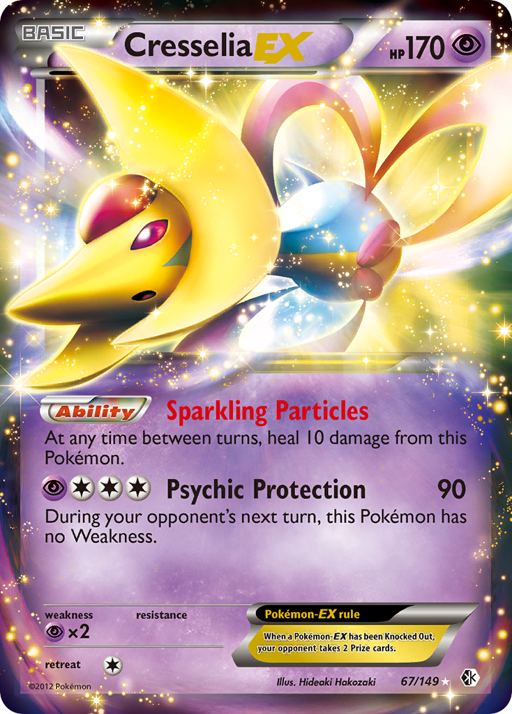 Cresselia EX (67/149) [Black & White: Boundaries Crossed] | Rock City Comics