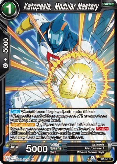 Katopesla, Modular Mastery (EB1-53) [Battle Evolution Booster] | Rock City Comics