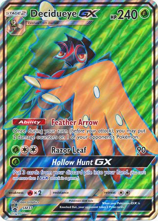 Decidueye GX (SM37) (Jumbo Card) [Sun & Moon: Black Star Promos] | Rock City Comics