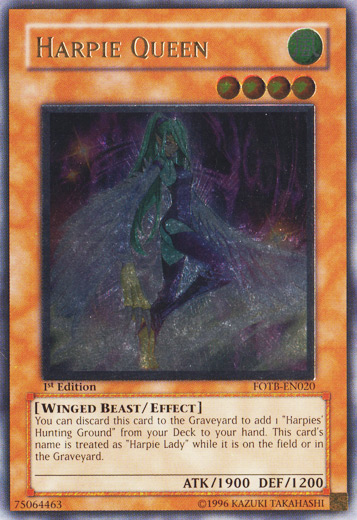 Harpie Queen [FOTB-EN020] Ultimate Rare | Rock City Comics